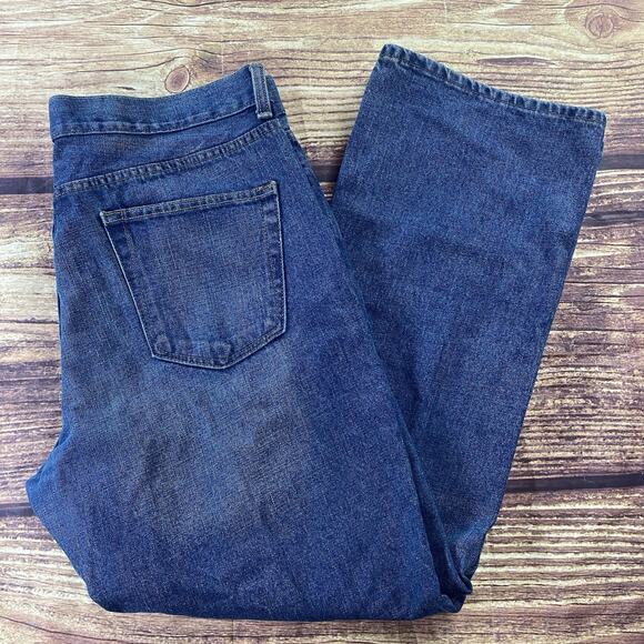 Roebuck & Co. Jeans Mens Sz 36x30 Boot cut blue Premium Denim 100% Cotton - Picture 1 of 10